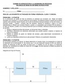 EXAMEN DE INTRODUCCIÓN A LA INGENIERÍA DE PROCESOS