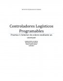 Practica 3. Selector de colores mediante un conveyor