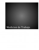 La mejor Medicion del trabajo