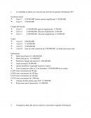 La compañía se dedica a la venta de casa, presenta la siguiente información 2017