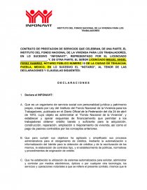 Introducir Imagen Modelo De Contrato De Prestacion De Servicios