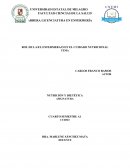 Rol del enfermero en el cuidado nutricional