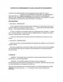 CONTRATO DE ARRENDAMIENTO CAJON (LUGAR) DE ESTACIONAMIENTO - Trabajos - ispv