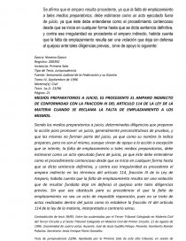 Modelo de amparo indirecto por falta de emplazamiento en jurisdiccion  voluntaria - Prácticas o problemas - 00336699