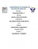 Proyecto Global Equipo 1 “GUANTE TASER”