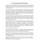 Las instituciones del Estado