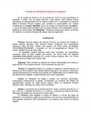 Contrato de individual de trabajo de conserjería