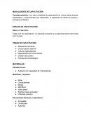 Capacitamiento MODALIDADES DE CAPACITACIÓN: