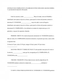 Como se da el Contrato compraventa lancha - Trabajos - anamar1977