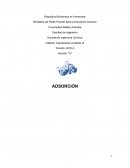 Adsorción Facultad de Ingeniería