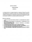 CARENCIA DE REACCION OPORTUNA FRENTE A LOS PROBLEMAS DEL AREA DE CAJA