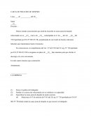 CARTA DE PREAVISO DE DESPIDO