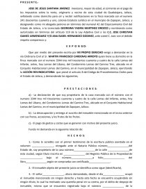 EJEMPLO DE LA DEMANDA REIVINDICATORIA - Documentos de Investigación -  YARIS33