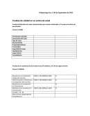 Pruebas de calidad hospital