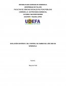 EVOLUCIÓN HISTÓRICA DEL CONTROL DE CAMBIO DEL AÑO 2003 EN VENEZUELA