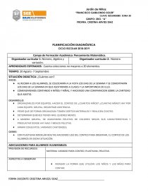 Planeacion diagnostica Nuevo Modelo Preescolar - Trabajos - Crisarv13