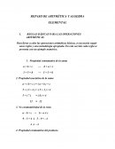 REPASO DE ARITMÉTICA Y ALGEBRA