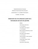 Elaboracion de licor artezanas a base de parchita