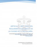 Reglamento Organico de Guadalajara, Reglamento de Construccion