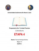 Preparatoria No.7 Literatura ETAPA 4
