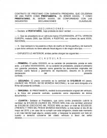 CONTRATO DE PRESTAMO CON GARANTIA HIPOTECARIA - Trabajos - Francisco Estrada