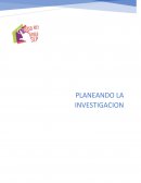Planeando investigacion