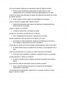 ¿Por qué considera Usted que es importante el área de Talento Humano?
