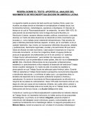 RESEÑA SOBRE EL TEXTO: APORTES AL ANALISIS DEL MOVIMIENTO DE RECONCEPTUALIZACION EN AMERICA LATINA