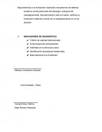 INFORME PSICOLÓGICO CUESTIONARIO DESIDERATIVO - Trabajos - Xiomara Cabrera