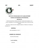 Control de Avance Fisico y Financiero de obra