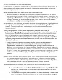 Factores determinantes para un desarrollo rural exitoso. Página 1