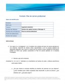 Plan de carrera profesional . Gestión del capital humano y liderazgo v2