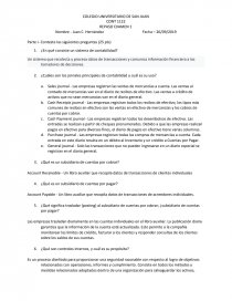 Repaso Examen Contabilidad Basica Examen Michaels27