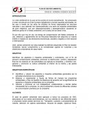 Plan de Gestión Ambiental