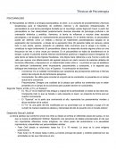 TECNICAS DE PSICOTERAPIA