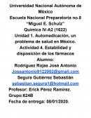 Estabilidad y disposición de medicamentos