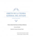 Objeto de la Teoria del Estado