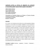 CONTRASTE ENTRE EL ESTADO DE BIENESTAR DE CARÁCTER PROTECCIONISTA VIGENTE EN EL MODELO FORDISTA DE PRODUCCIÓN Y EL ESTADO NEOLIBERAL VIGENTE CON EL MODELO POSFORDISTA.