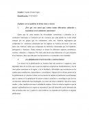 ¿Por qué cree usted que existen tantas diferencias culturales y económicas en el continente americano?