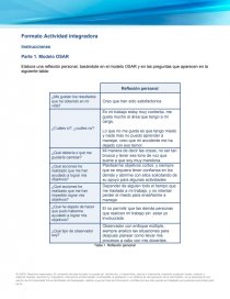 Formato Actividad integradora Instrucciones Parte 1. Modelo OSAR - Exámen -  yaritsayaritsa