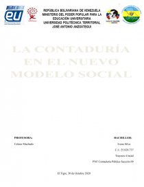 EL NUEVO MODELO SOCIAL PNF CONTADURIA PUBLICA - Ensayos - ivanapaola12