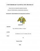 OPERACIÓN Y MANTENIMIENTO DE MAQUINARIA AGRICOLA