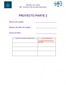 Proyecto de modelo de redes