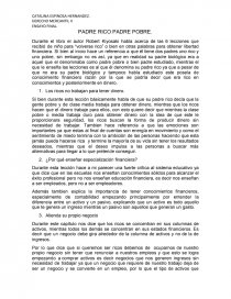 RESUMEN PADRE RICO PADRE POBRE - Resúmenes - catalina3591