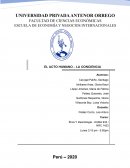 EL ACTO HUMANO – LA CONCIENCIA