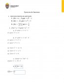 Ejercicios de funciones