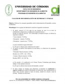 TALLER DE DETERMINACIÓN DE HUMEDAD Y CENIZAS