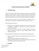 PLAN DE GESTIÓN SOCIAL DE OBRAS