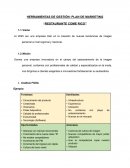 HERRAMIENTAS DE GESTIÓN: PLAN DE MARKETING “RESTAURANTE COME RICO”