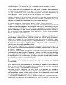 ¿PERSONAS CONSECUENTES? Un ensayo sobre las decisiones humanas